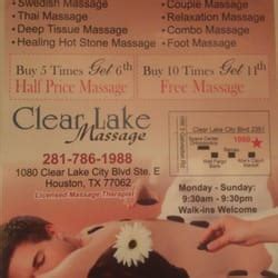 massage clear lake tx